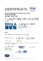 Все заводы HFH сертифицированы по международным стандартам качества ISO 9001 и ISO14001